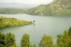 Lake Kivu in Karongi, Rwanda.